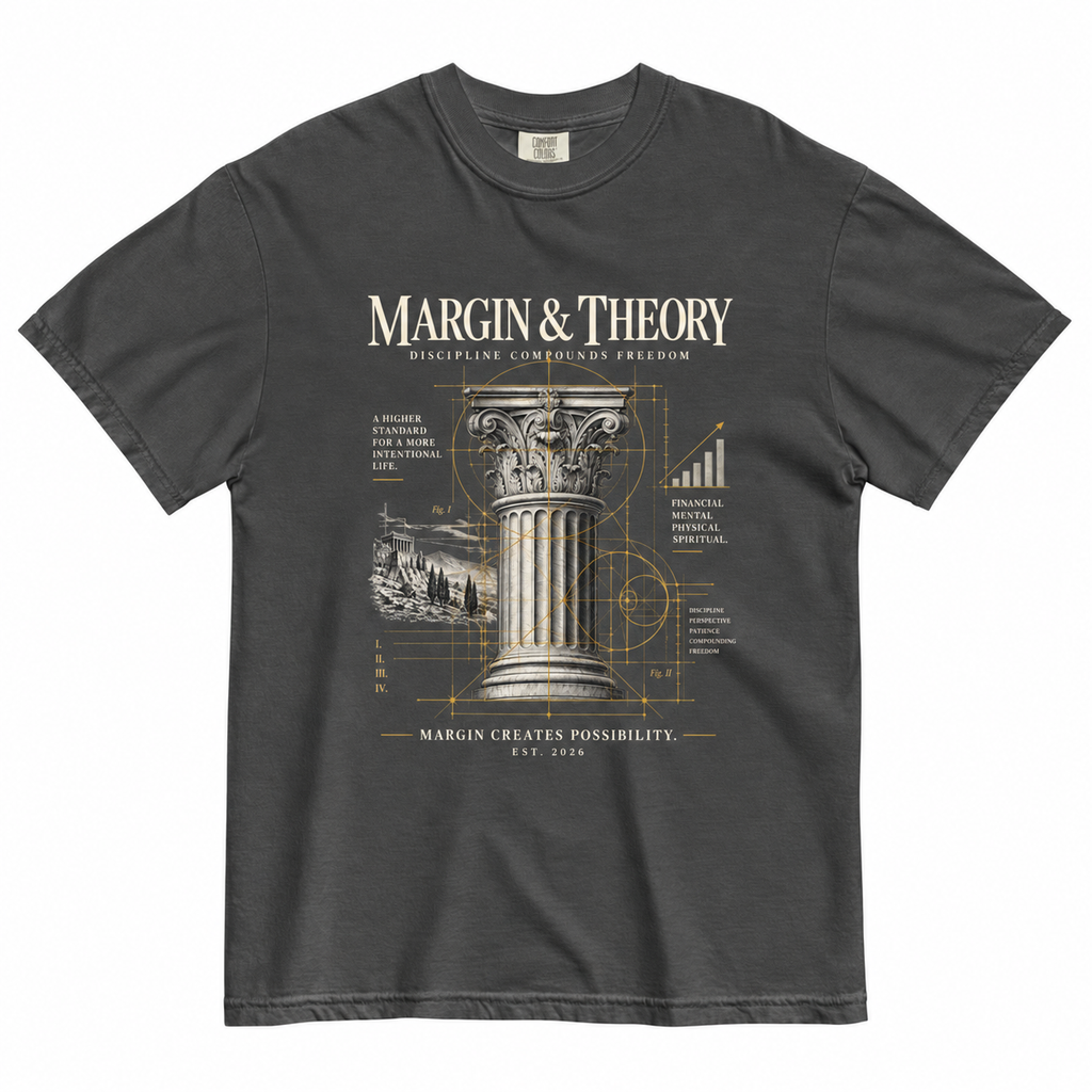 Discipline Compounds Freedom — Garment-Dyed Heavyweight Tee