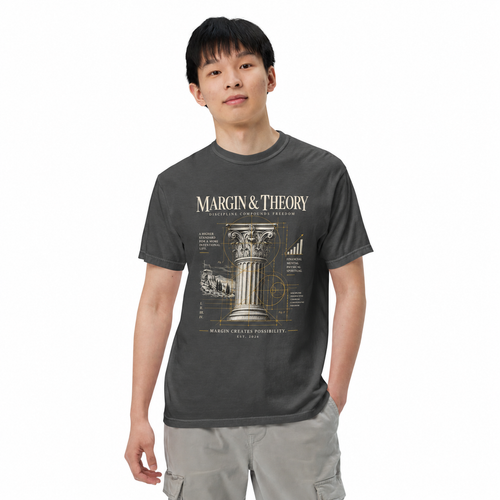 Discipline Compounds Freedom — Garment-Dyed Heavyweight Tee