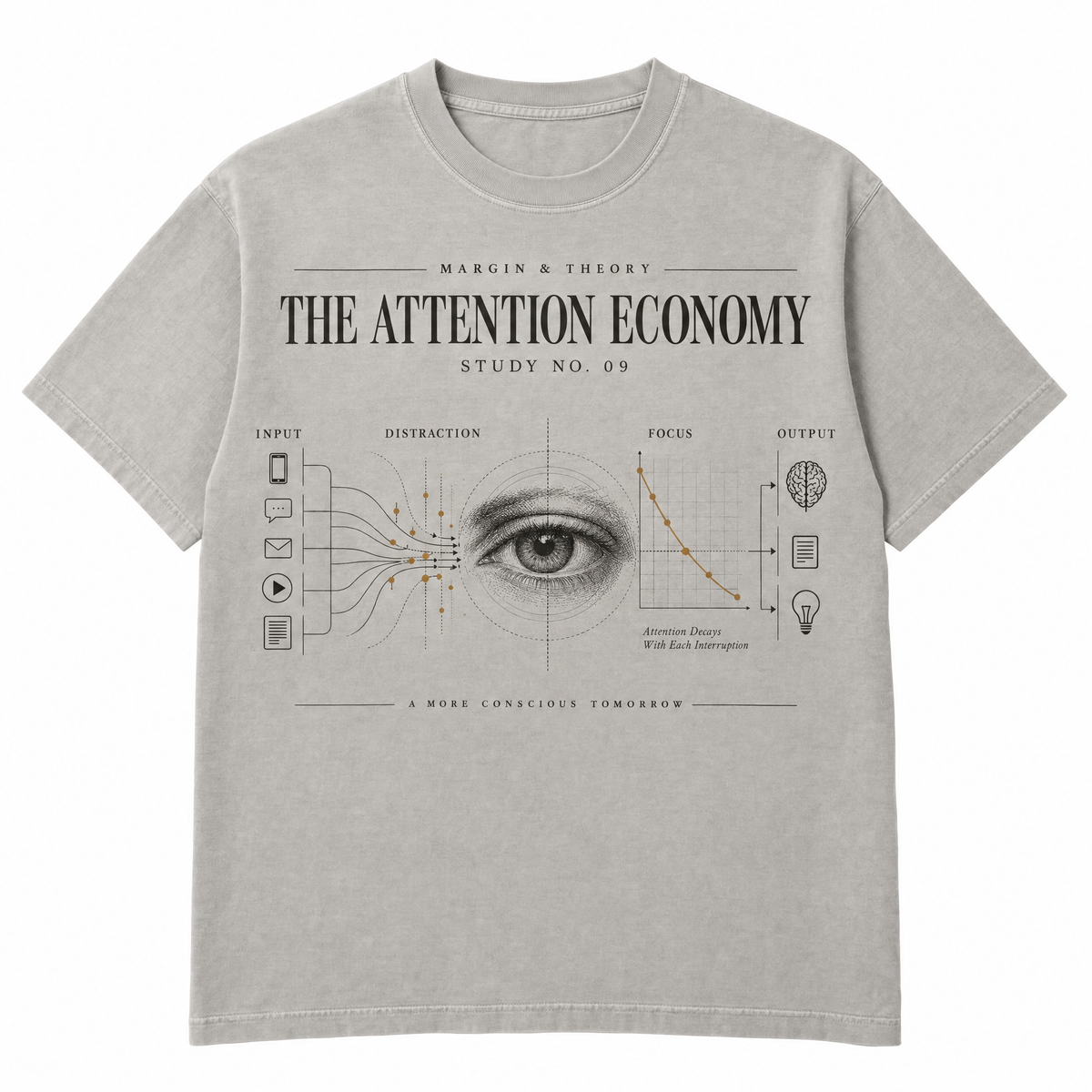 The Attention Economy — Garment-Dyed Heavyweight Tee