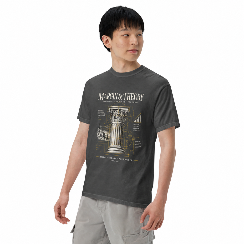Discipline Compounds Freedom — Garment-Dyed Heavyweight Tee