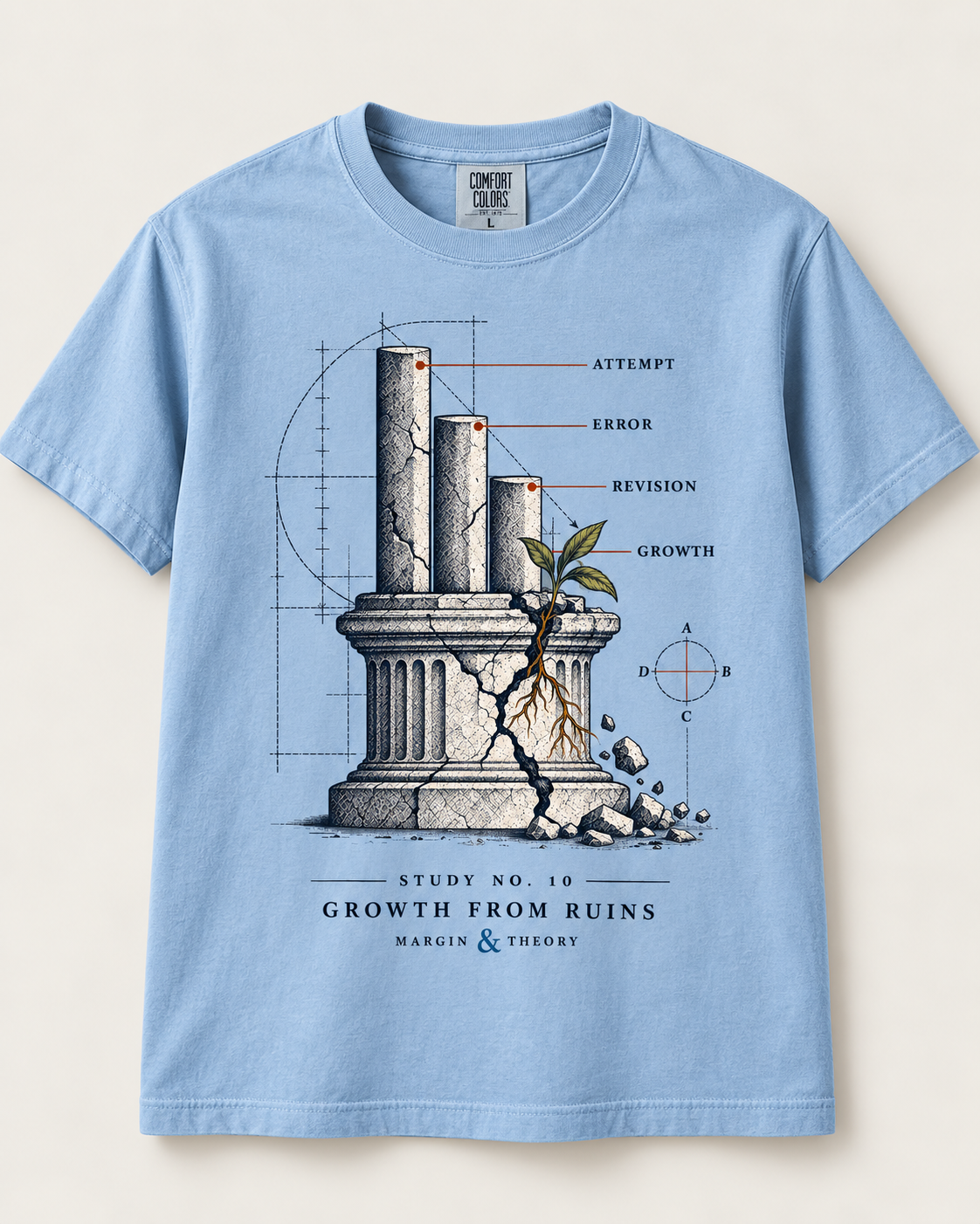 Growth From Ruins — Garment-Dyed Heavyweight Tee